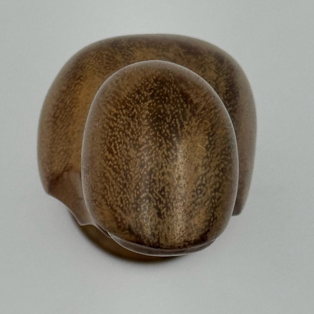 Vintage MCM Guatemalan Hormigon Wood Madonna Statue Hand Carved - Picture 5 of 7